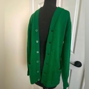 Vintage wool cardigan men size 42